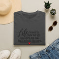 Life Tried to Chew Me Up Funny T-Shirt — “I’m Built Like Corn” Quote Tee