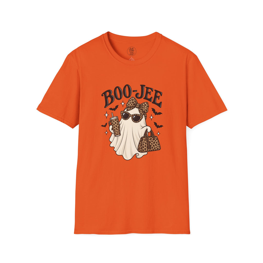 Boo-Jeep Ghost Graphic T-Shirt — Cute Luxury Ghost Halloween Tee