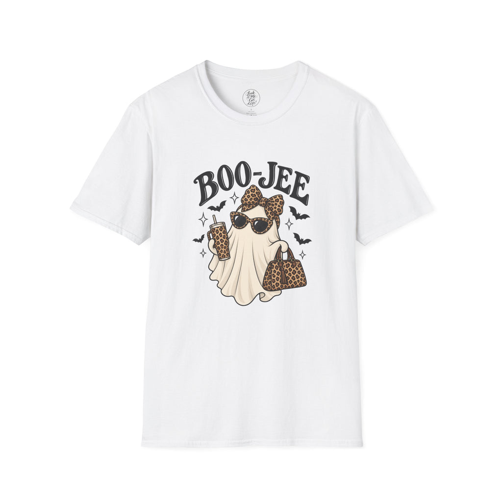 Boo-Jeep Ghost Graphic T-Shirt — Cute Luxury Ghost Halloween Tee