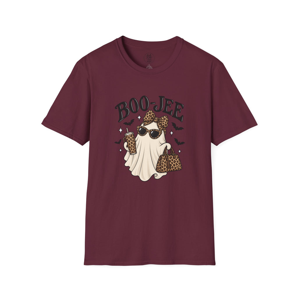 Boo-Jeep Ghost Graphic T-Shirt — Cute Luxury Ghost Halloween Tee