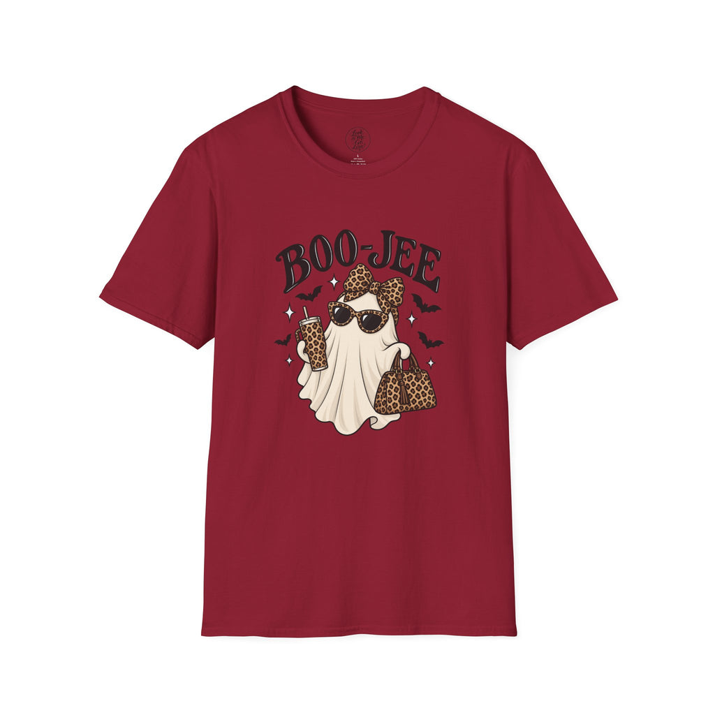 Boo-Jeep Ghost Graphic T-Shirt — Cute Luxury Ghost Halloween Tee