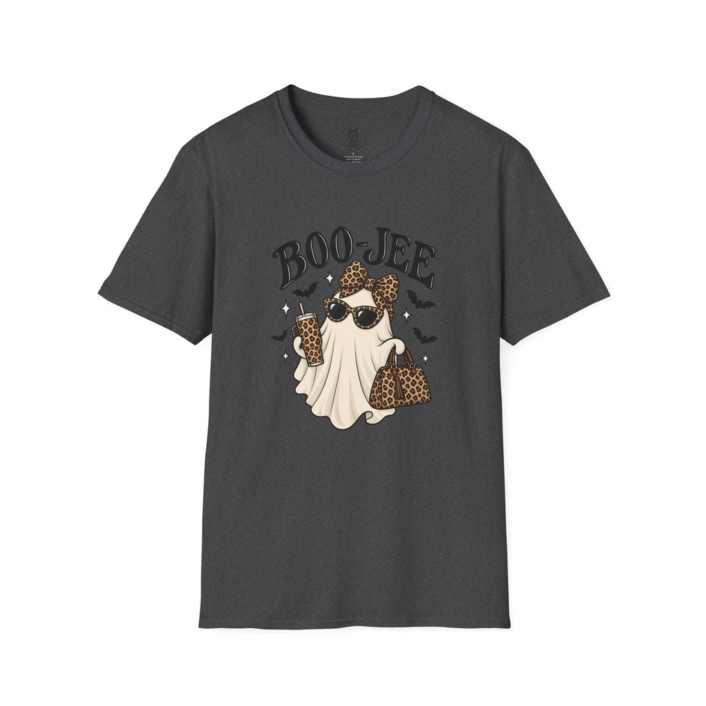 Boo-Jeep Ghost Graphic T-Shirt — Cute Luxury Ghost Halloween Tee