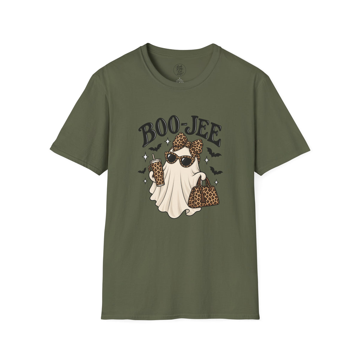 Boo-Jeep Ghost Graphic T-Shirt — Cute Luxury Ghost Halloween Tee