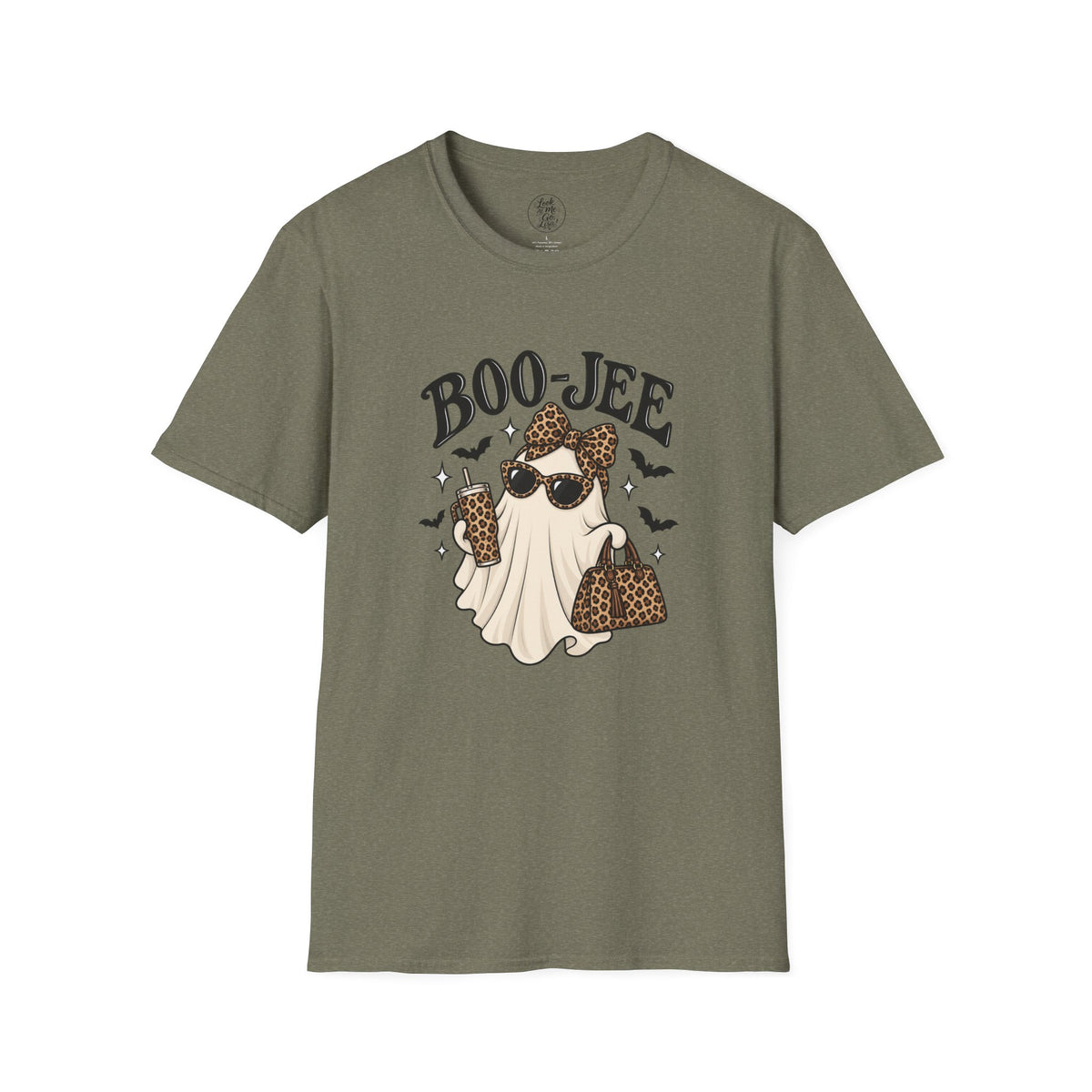 Boo-Jeep Ghost Graphic T-Shirt — Cute Luxury Ghost Halloween Tee