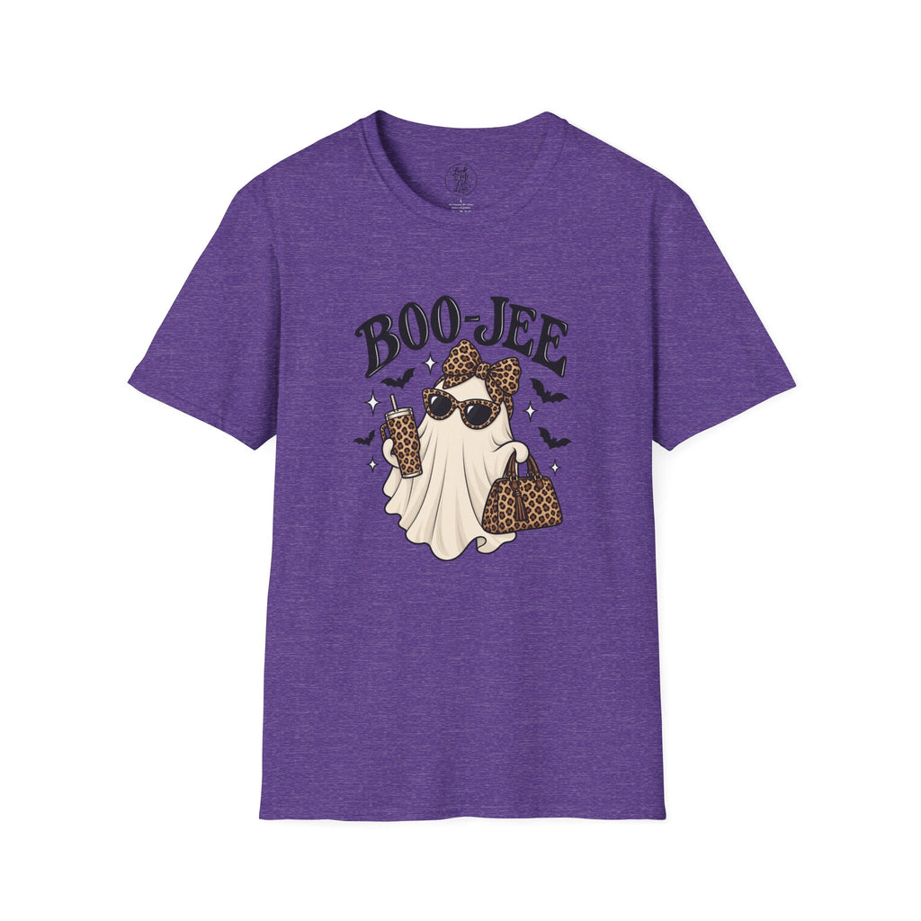 Boo-Jeep Ghost Graphic T-Shirt — Cute Luxury Ghost Halloween Tee